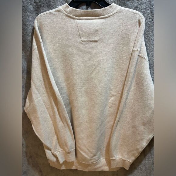 Alexander Julian Colours Cream Long-sleeve Shirt. Size Medium - Picture 2 of 4